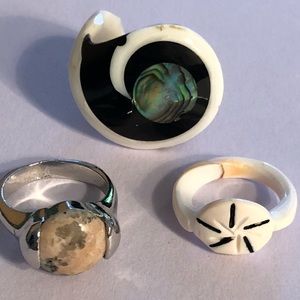 🐚🐬 Beautiful collection of shell rings